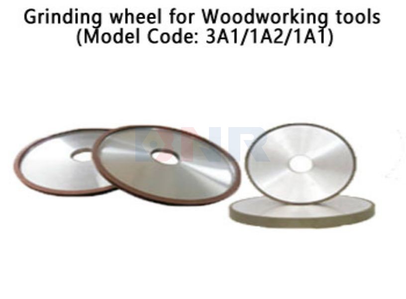 Grinding wheel for Woodworking tools (Model Code: 3A1/1A2/1A1)