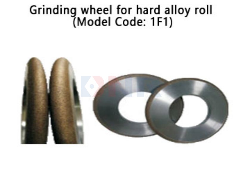 Grinding wheel for hard alloy roll (Model Code: 1F1)